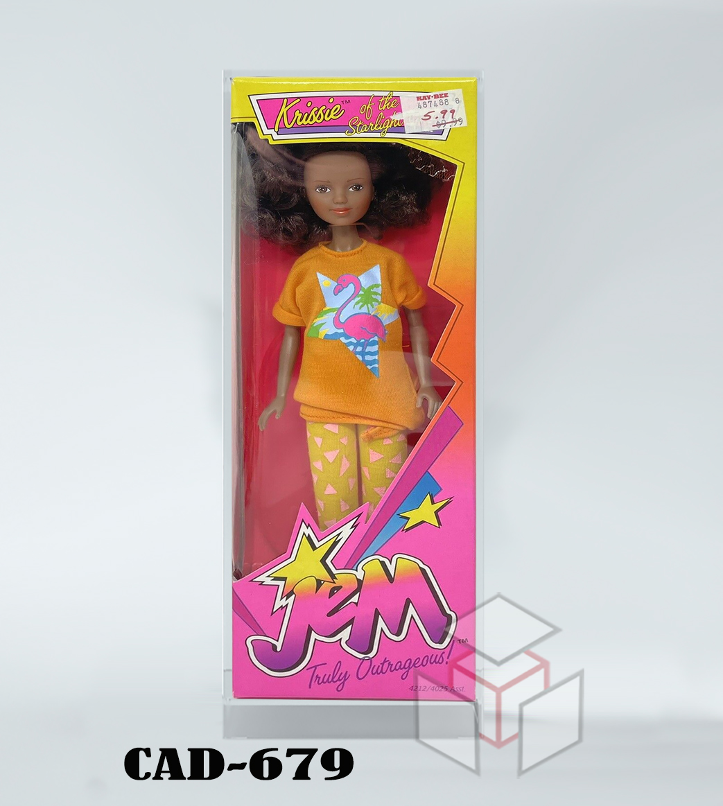 Display Case Jem Doll Hasbro Small Box Canadian Acrylic Display